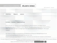 Tablet Screenshot of koellner-nowak.de
